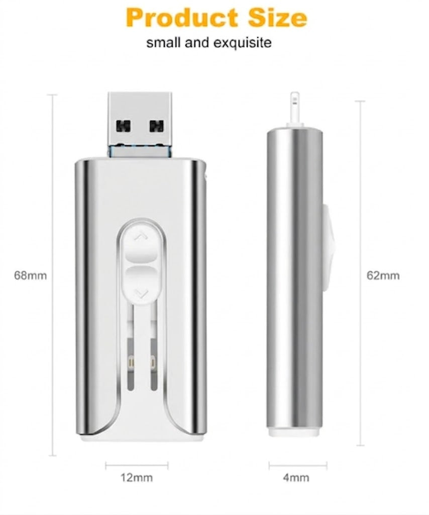 Smart Storage Pro – USB 4-in-1 Flash Drive